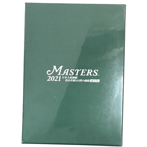 TBS master zMASTERS 2021 day person himself the first champion's title Matsuyama Hideki 4 days. ultra . gorgeous version Blue-ray unopened goods preservation box attaching 