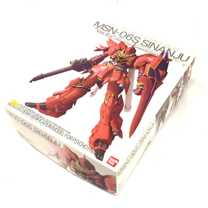 未組立 バンダイ 機動戦士ガンダム UC 1/100 MG MSN-06S シナンジュ Ver.Ka プラモデル 説明書 外箱付き