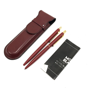 送料360円 モンブラン ボールペン ＆ シャープペン セット 付属品あり ブランド小物 MONTBLANC A11674 同梱NG