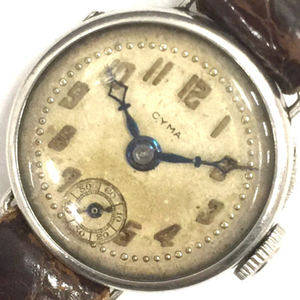  postage 360 jpy Cima hand winding machine wristwatch smoseko small second lady's junk antique including in a package NG