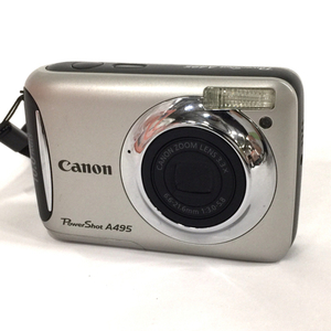 Canon PowerShot A495 6.6-21.6mm 1:3.0-5.8 コンパクトデジタルカメラ QG052-89