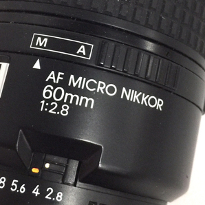 1円 Nikon AF MICRO NIKKOR 60mm 1:2.8 カメラレンズ オートフォーカス 箱付きの画像7