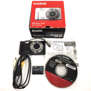 1円 CASIO EXILIM EX-ZS100 4.24-53.0mm 1:3.0-5.9 コンパクトデジタルカメラ 付属品有り