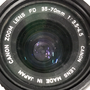 1円 CANON AE-1 PROGRAM FD 35-70mm 1:3.5-4.5 一眼レフ フィルムカメラ マニュアルフォーカスの画像8