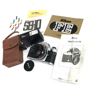 1円 Nikon FE NIKKOR 50mm 1:1.4 一眼レフ フィルムカメラ マニュアルフォーカスの画像1