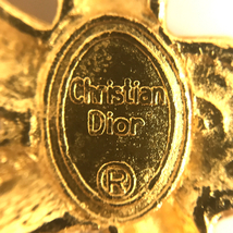 1円 クリスチャンディオール Dior ラインストーン ブローチ ゴールドカラー アクセサリー 服飾小物 Christian Dior_画像8