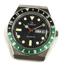 タイメックス Q TIMEX キュータイメックス デイデイト クォーツ 腕時計 TW2U60900 SS 未稼働品 メンズ 付属品あり_画像1