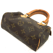 ルイヴィトン M41534 モノグラム ミニスピーディ 2way ショルダーバッグ ハンドバッグ ブラウン系 LOUIS VUITTON_画像3