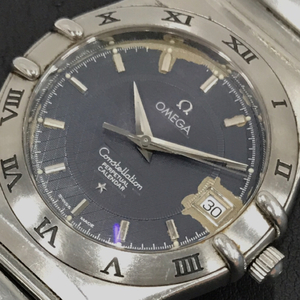 オメガ コンステレーション パーペチュアルカレンダー デイト クォーツ 腕時計 1552.4 SS 純正ブレス OMEGA