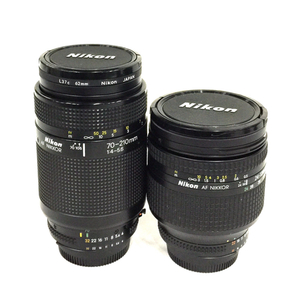 1円 Nikon AF NIKKOR 70-210mm 1:4-5.6 24-120mm 1:3.5-5.6D カメラレンズ 2点 セット
