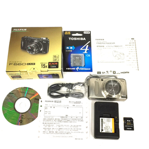 1円 FUJIFILM FinePix F660 EXR 4.4-66mm 1:3.5-5.3 コンパクトデジタルカメラ C031548