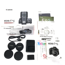 1円 CANON EOS Kiss X7 EF-S 18-55mm 1:3.5-5.6 IS STM 55-250mm 1:4-5.6 IS II デジタル一眼レフ カメラ L291535_画像10