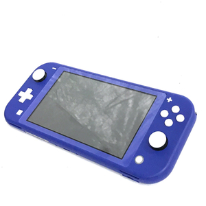 1 jpy nintendo HDH-S-BBZAA NintendoSwitch Lite Nintendo switch light body blue game machine electrification operation verification settled 