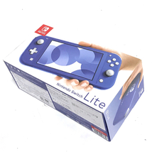 1円 任天堂 HDH-S-BBZAA NintendoSwitch Lite ニンテンドースイッチライト 本体 ブルー ゲーム機 通電動作確認済_画像8