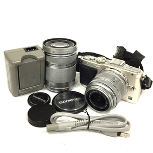 1円 OLYMPUS PEN Lite E-PL5 M.ZUIKO DIGITAL 14-42mm 1:3.5-5.6 含む ミラーレス一眼レフ カメラ セット C262256