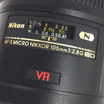 1円 Nikon AF-S VR Micro-Nikkor 105mm f/2.8G IF-ED カメラレンズ Fマウント オートフォーカス C031351_画像10
