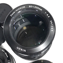 1円 Nikon NIKKOR 24mm 1:2.8/ZOOM-NIKKOR 28-45mm 1:4.5/Micro-NIKKOR 55mm1:3.5 等 含む カメラ レンズ まとめ_画像9