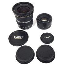 1円 Canon EF-S 10-22mm 1:3.5-4.5USM/EF 50mm 1:1.8 II キャノン レンズ まとめ セット C022333-2_画像1