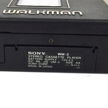 1円 SONY ソニー WM-3 WALKMAN ポータブルカセットプレーヤー オーディオ機器 通電確認済 C061052_画像7
