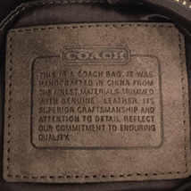 コーチ スエード ミニハンドバッグ ハンドポーチ ゴールド金具 カバン COACH_画像7