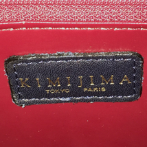 キミジマ チェーンハンドル ハンドバッグ カバン ブラック×ゴールドカラー レディース KIMIZIMA_画像8