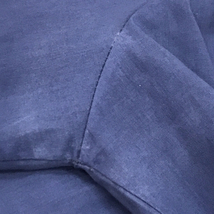 カルマン サイズ 16-36 コットン混 長袖 シャツ フロントボタン アパレル トップス メンズ ブルー系 青系 KARMAN_画像6