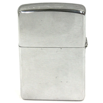 送料360円 ジッポー オイルライター シルバーカラー 喫煙具 喫煙グッズ 3.5×5.5cm 保存箱付 ZIPPO 同梱NG_画像2