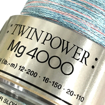 SHIMANO CHINUMATIC 1000XT ベイトリール TWINPOWER Mg4000 スピニングリール 釣り道具 セット QR054-36_画像3