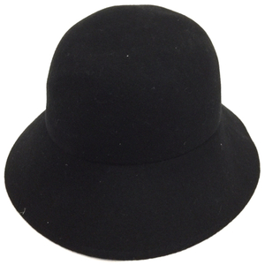 ダックス 頭囲57cm ウール ハット 帽子 ブラック 黒 ファッション小物 DAKS
