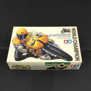 タミヤ 1/12スケール ケニー・ロバーツ・ヤマハ ZR500 プラモデル 未組立 ホビー 保存箱付き TAMIYA QG054-149