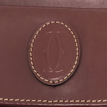 カルティエ マストライン ショルダーバッグ クロスボディ 斜めがけバッグ 鞄 レディース ボルドー系 Cartier_画像4
