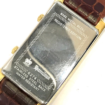 ハミルトン 6274 ダブルフェイス クォーツ 腕時計 未稼働品 ホワイト文字盤 純正ベルト HAMILTON QR054-162_画像3