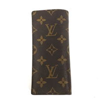 ルイヴィトン M62962 モノグラム エテュイ リュネット サーンプル メガネケース ブラウン系 LOUIS VUITTON QR054-366_画像2