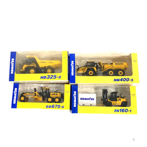  Komatsu original miniature HM400-5 articulated dump truck minicar other GD675-6 etc. total 4 point QR054-322