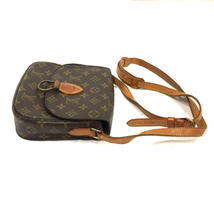 ルイヴィトン M51243 モノグラム サンクルーMM ショルダーバッグ ボタン レディース 茶系 LOUIS VUITTON QR054-364_画像3