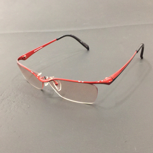 Masaki Matsushma マサキマツシマ 眼鏡 メガネ めがね Ti-P 60□10-140 MF-1164 グラデあり 度あり 赤系 QG054-130