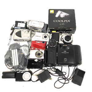 1円 FUJIFILM FinePix 2900Z Victor Everio GZ-HD300-S 含む デジタルカメラ ビデオカメラ まとめセット
