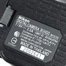 1円 Nikon D3400 AF-P NIKKOR 18-55mm 1:3.5-5.6G 70-300mm 1:4.5-6.3G ED デジタル一眼レフ カメラ Ｃ271642_画像6