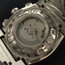 セイコー スポーチュラ キネティック 腕時計 クロノグラフ 7L22-0AM0 メンズ 稼働品 ブラック文字盤 純正ブレス SEIKO_画像3