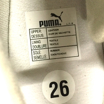 プーマ サイズ26 ハイカットスニーカー メンズ グレー系 PX2043 1020 RACE CAT MID ジューズ PUMA 保存箱付き_画像7