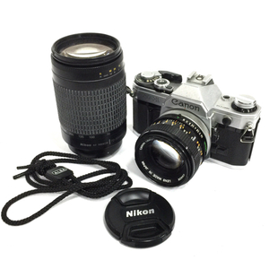 1円 CANON AE-１FD 50mm 1:1.4 S.S.C. Nikon AF NIKKOR 70-300mm 1:4-5.6 カメラ レンズ セット A11808