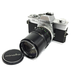 MINOLTA SR101 MC TELE ROKKOR-PF 1:2.8 135mm 一眼レフ フィルムカメラ マニュアルフォーカス