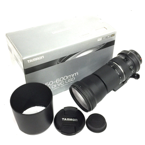 TAMRON SP 150-600mm F/5-6.3 camera lens EF mount auto focus QG054-161