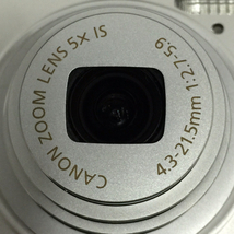 Canon IXY 220F 4.3-21.5mm 1:2.7-5.9 コンパクトデジタルカメラ シルバー 光学機器_画像6