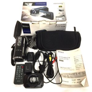 1円 SONY Handycam HDR-PJ590 HD プロジェクター付き デジタルビデオカメラ