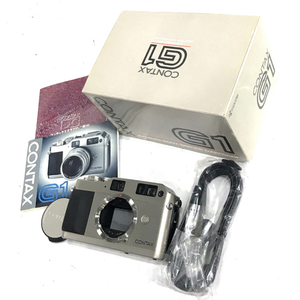 1円 CONTAX G1 レンジファインダー フィルムカメラ ボディ 光学機器 付属品あり