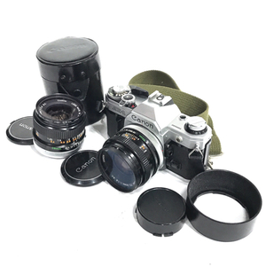 Canon AE-1 FD 50mm 1:1.8 28mm 1:2.8 S.C. 一眼レフ マニュアルフォーカス フィルムカメラ 光学機器