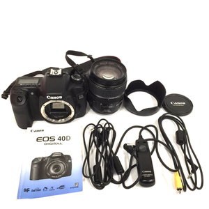 Canon EOS 40D EF-S 17-85mm 1:4-5.6 IS USM デジタル一眼レフカメラ レンズ QR054-321
