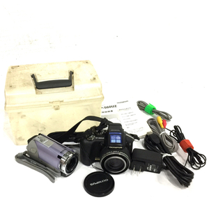 1円 OLYMPUS SP-560UZ コンパクトデジタルカメラ JVC GZ-E345-V ビデオカメラ セット