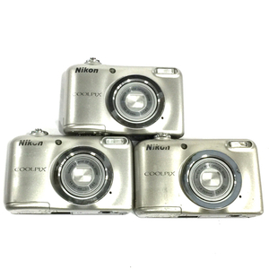 Nikon COOLPIX A10 4.6-23.0mm 1:3.2-6.5 コンパクトデジタルカメラ 3点 セット 光学機器 QR054-303